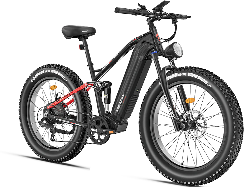 Freesky Cycle Eurostar Ultra M-410 Commuter E-Bike and Fat Tire EBike
