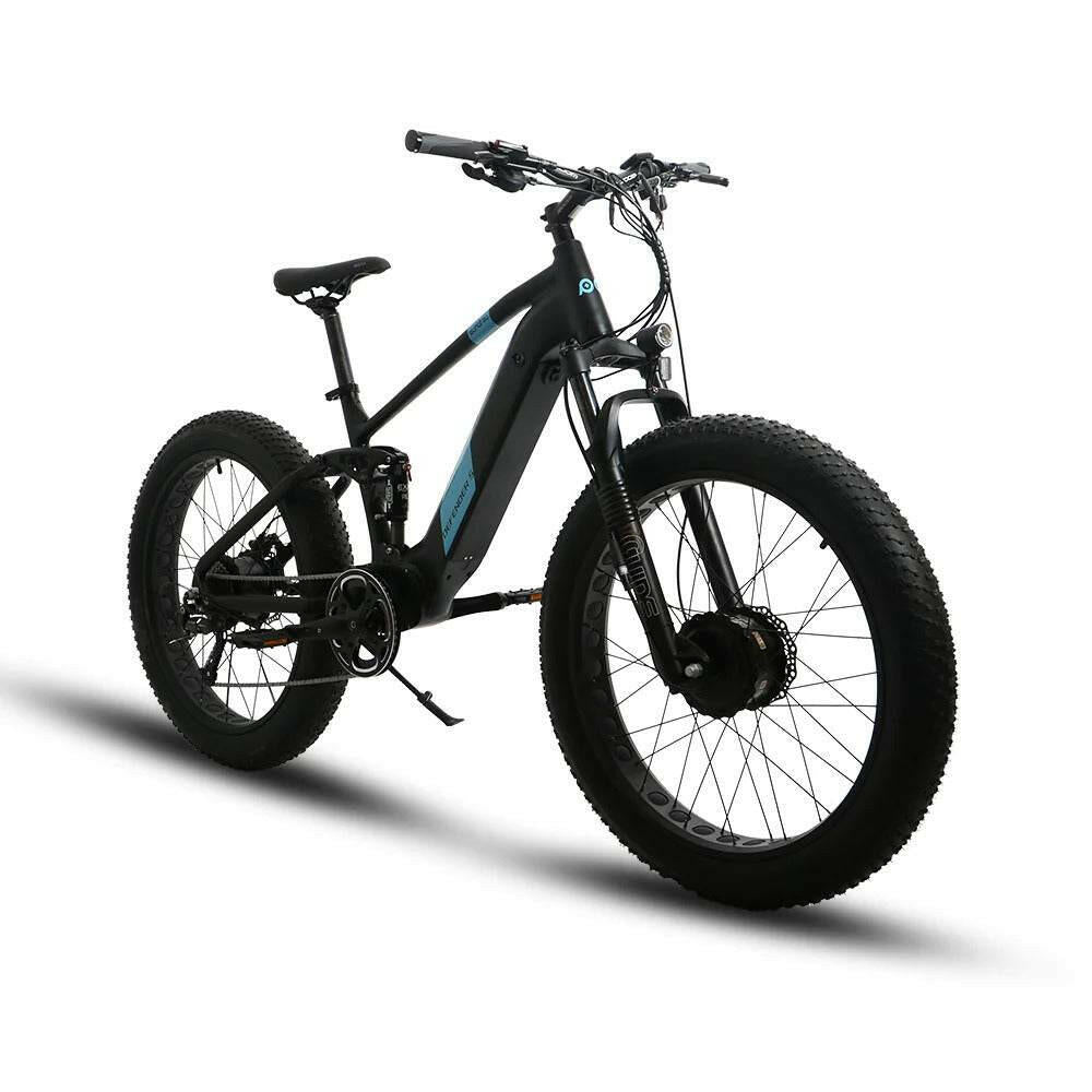 Full Suspension electric bike equipped with Dual Motor for enhanced performance and superior ride comfort