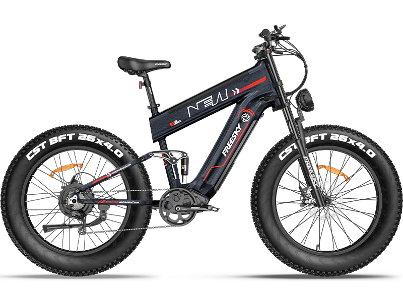 E-Bike featuring a dual battery system for extended range and enhanced performance