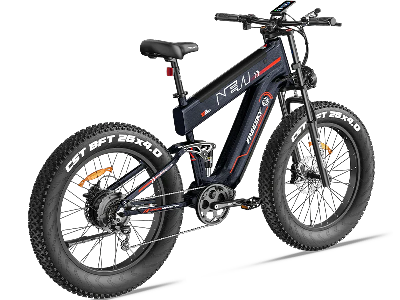 E-Bike featuring a dual battery system for extended range and enhanced performance