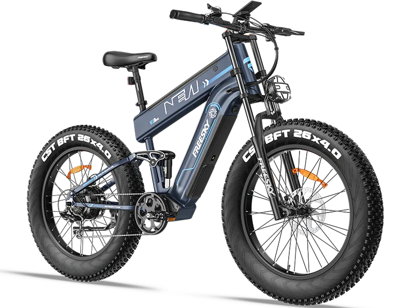 E-Bike featuring a dual battery system for extended range and enhanced performance