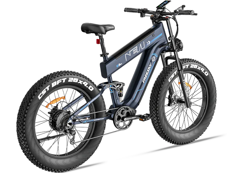 E-Bike featuring a dual battery system for extended range and enhanced performance
