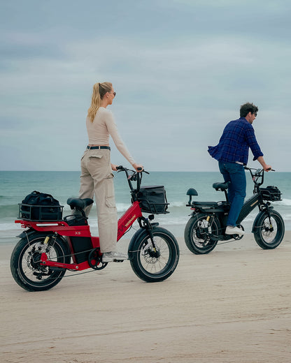 TESWAY X5 PRO Step Thru Cargo E-Bike | Family Friendly