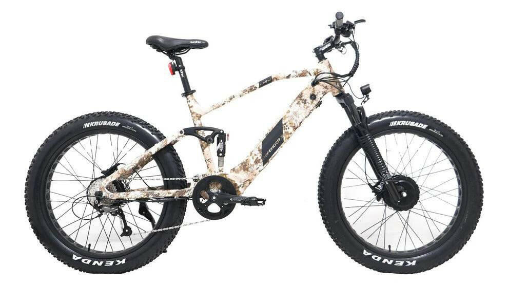 Full Suspension electric bike equipped with Dual Motor for enhanced performance and superior ride comfort