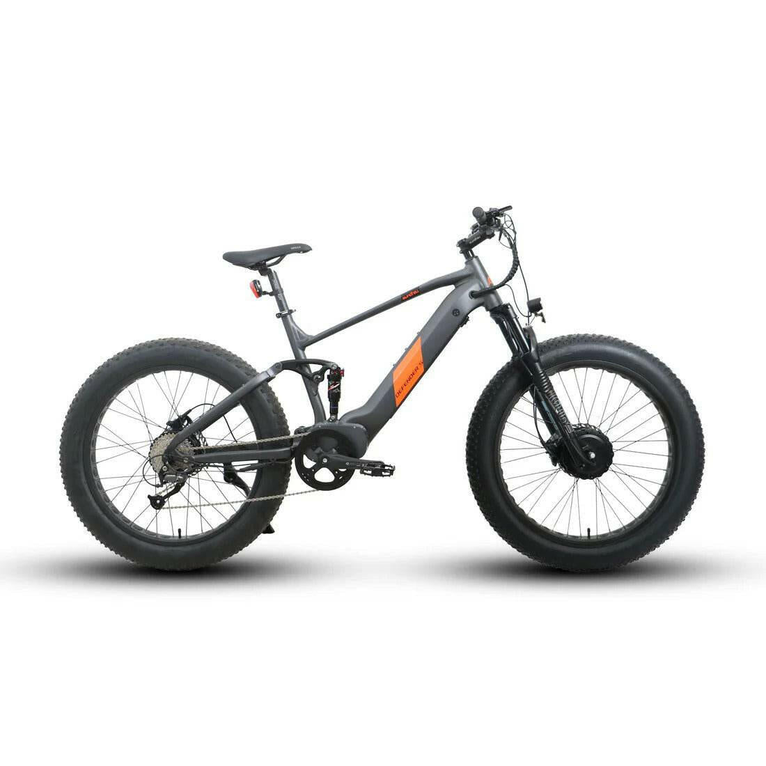 Full Suspension electric bike equipped with Dual Motor for enhanced performance and superior ride comfort