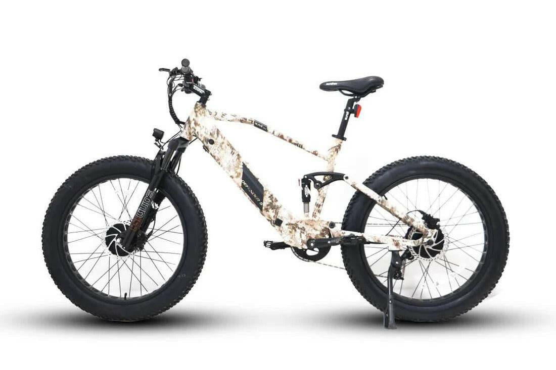 Full Suspension electric bike equipped with Dual Motor for enhanced performance and superior ride comfort