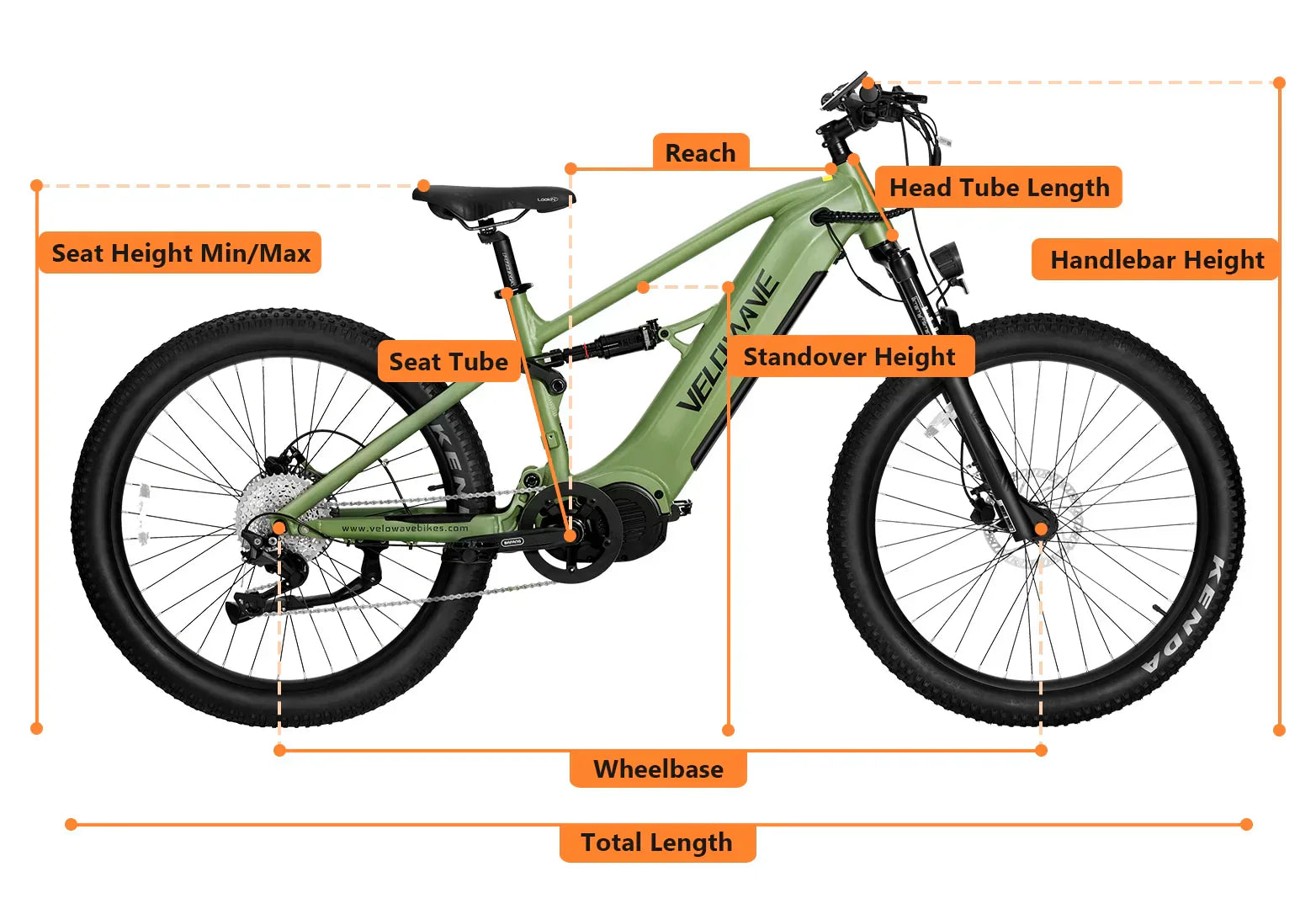 Electric full suspension mountain bike designed for optimal performance on rugged terrains.
