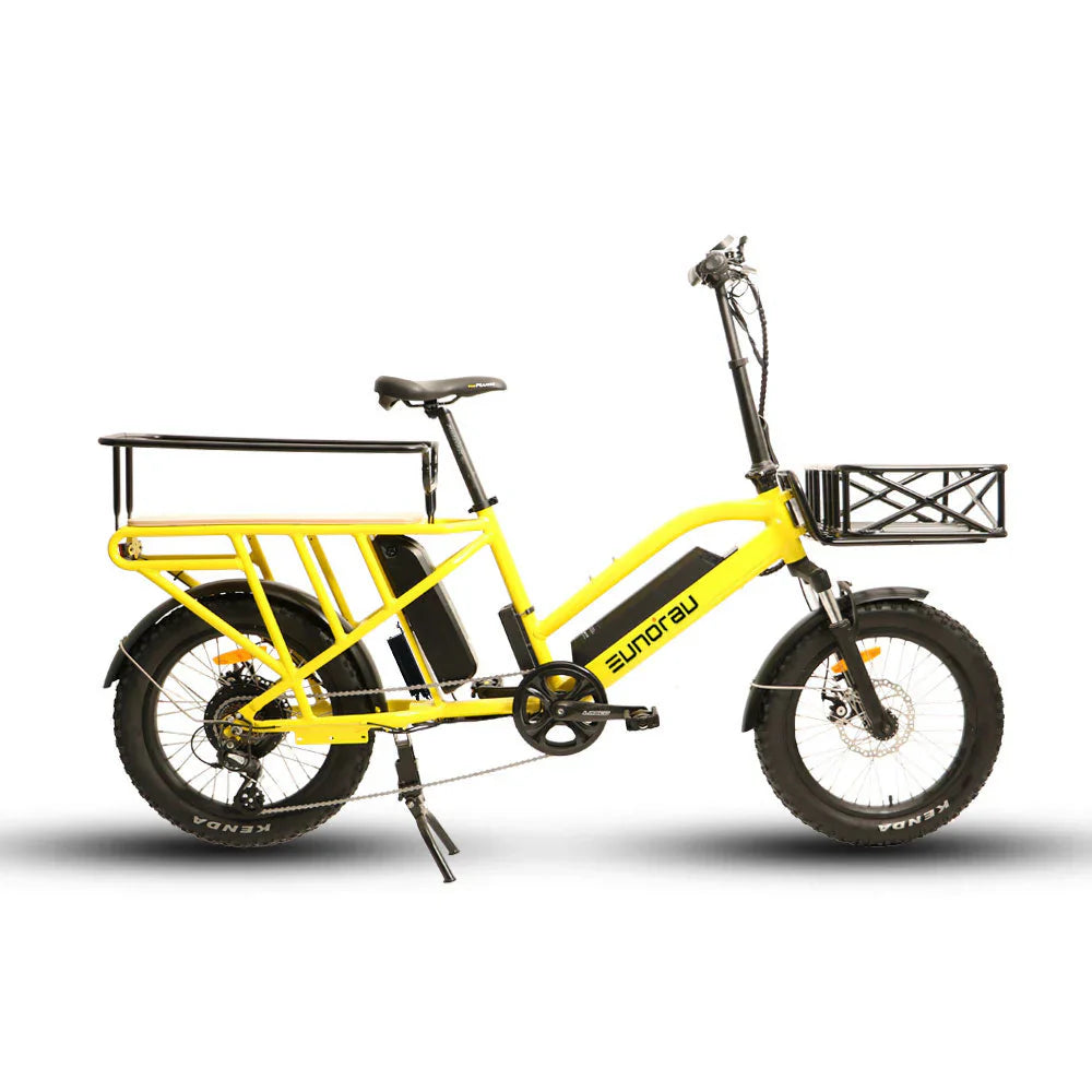 Modern electric cargo bikes designed for efficient urban transport and eco-friendly commuting solutions.