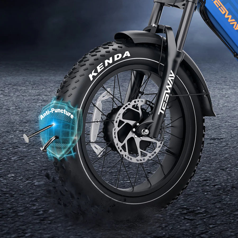 TESWAY X5 PRO Step Thru Cargo E-Bike | Family Friendly