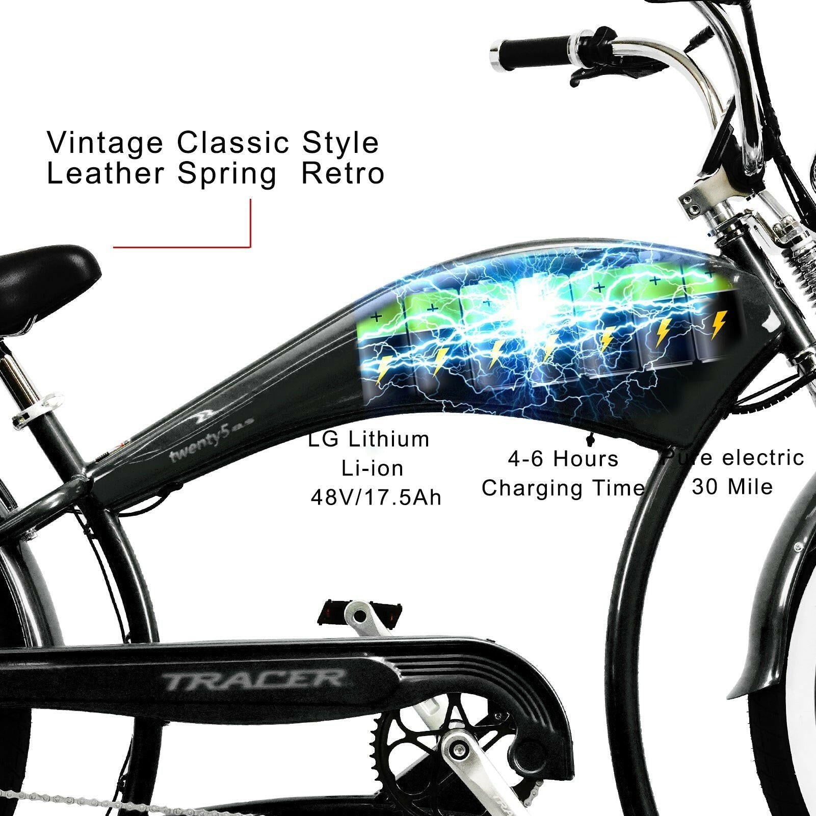 Electric Cruiser Bike by EV Power Rides showcasing sleek design and powerful performance for eco-friendly commuting.