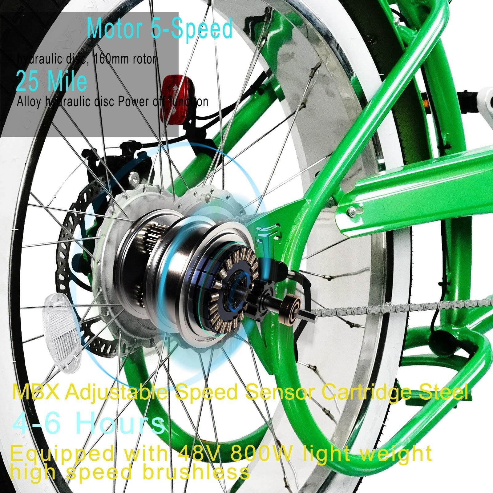 Electric Cruiser Bike by EV Power Rides showcasing sleek design and powerful performance for eco-friendly commuting.