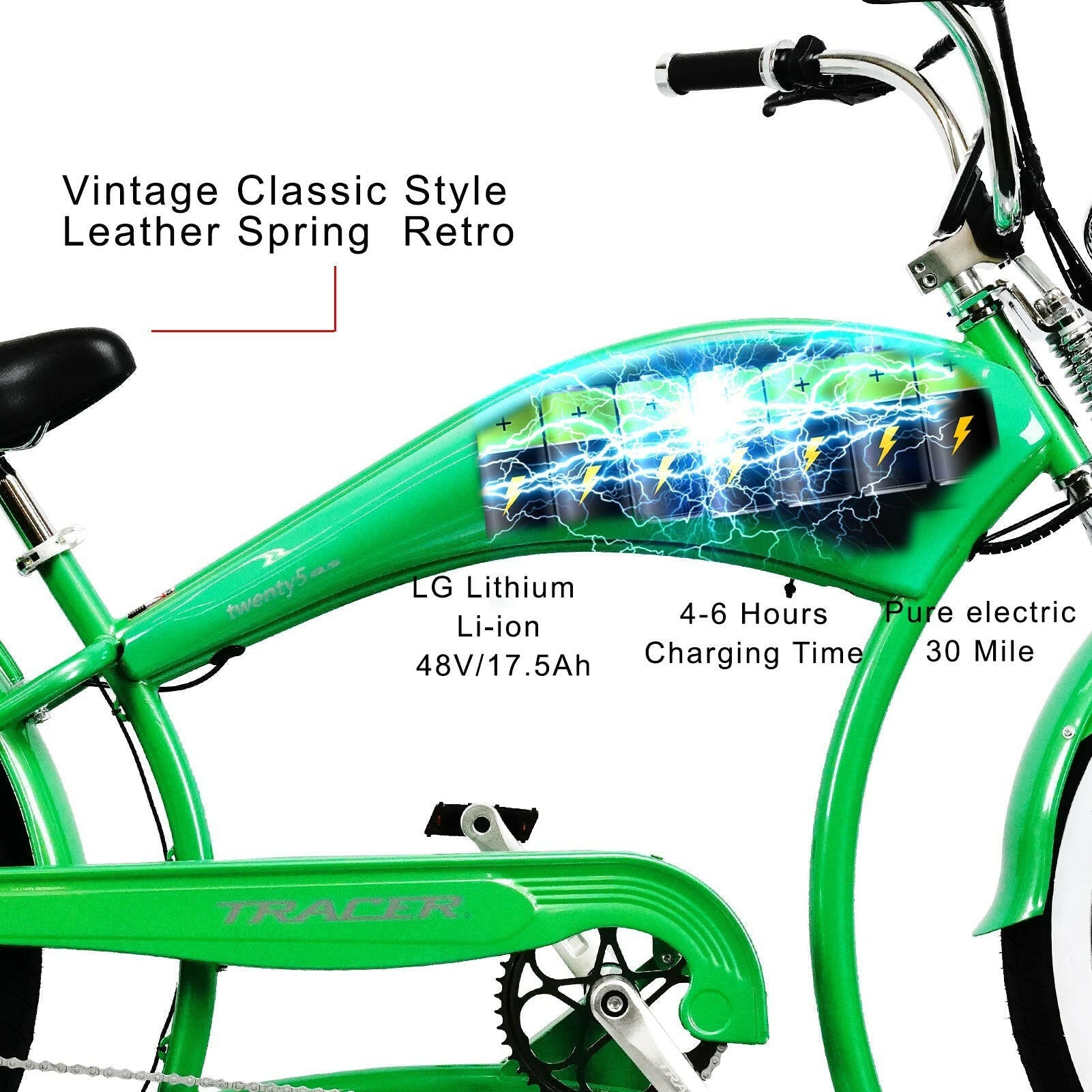 Electric Cruiser Bike by EV Power Rides showcasing sleek design and powerful performance for eco-friendly commuting.