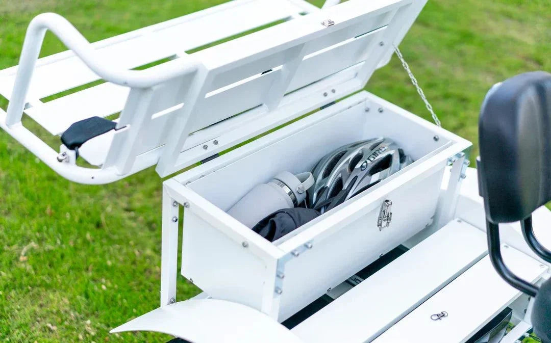Electric Tricycle Urban Cruiser designed for Uber rides, offering a family friendly and eco-friendly transportation option.