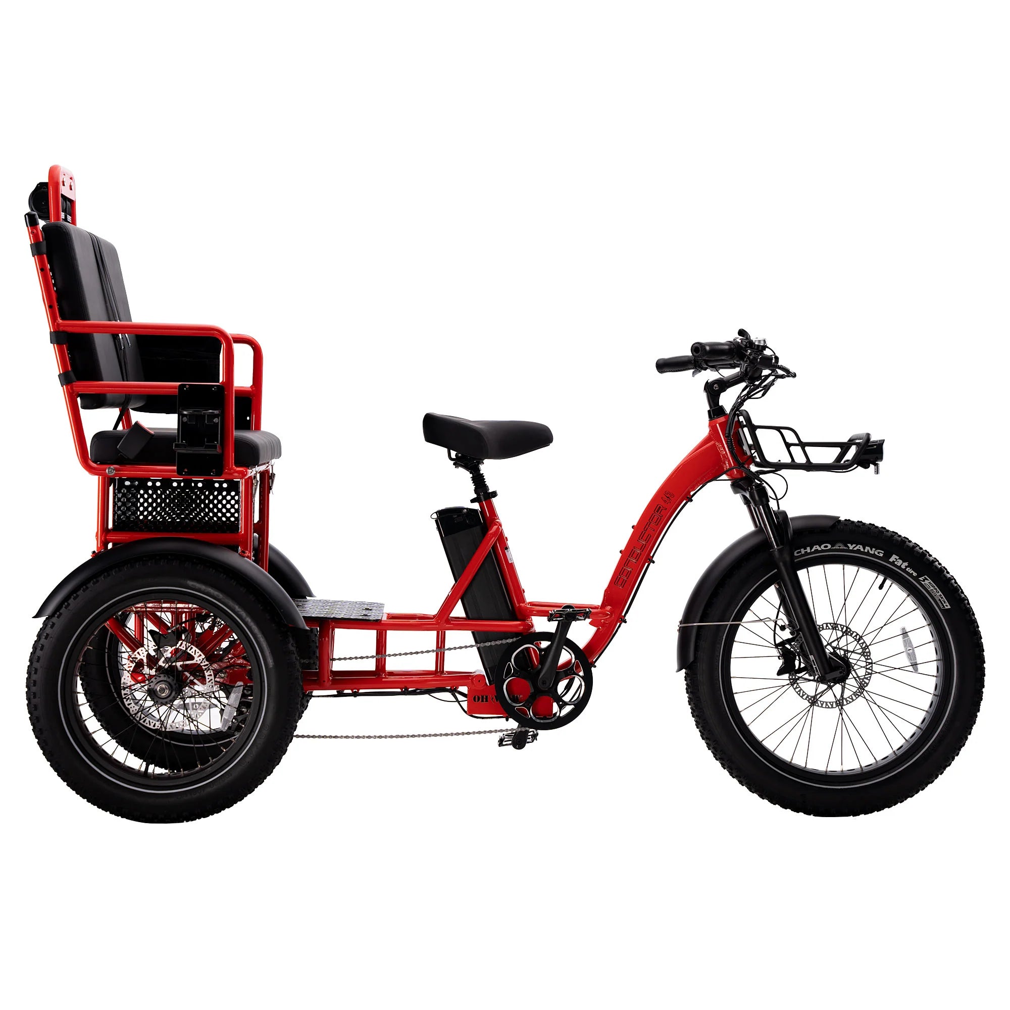 OH WOW Conductor 4/3 Rear Drive Motor Rickshaw E-Tricycle