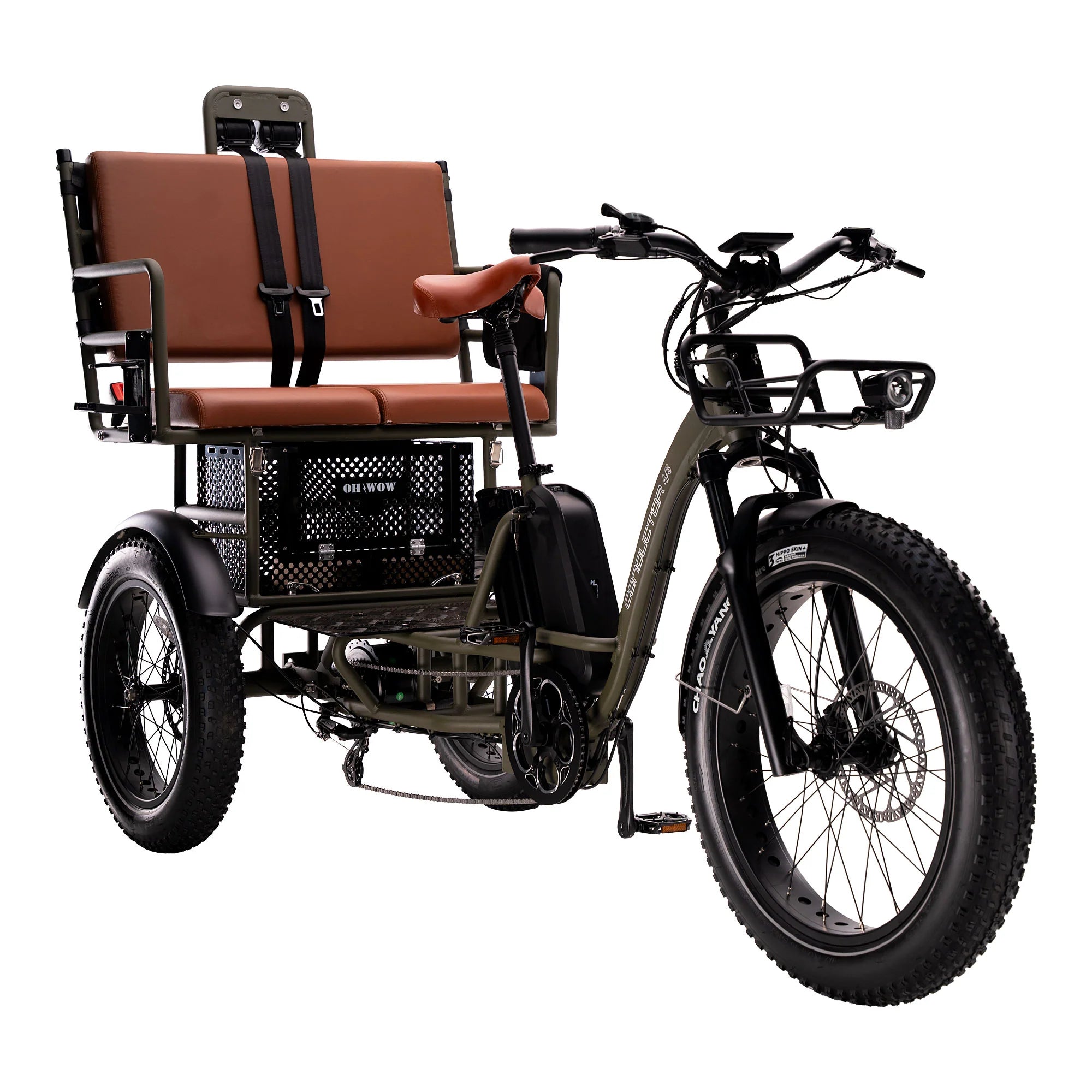 OH WOW Conductor 4/3 Rear Drive Motor Rickshaw E-Tricycle