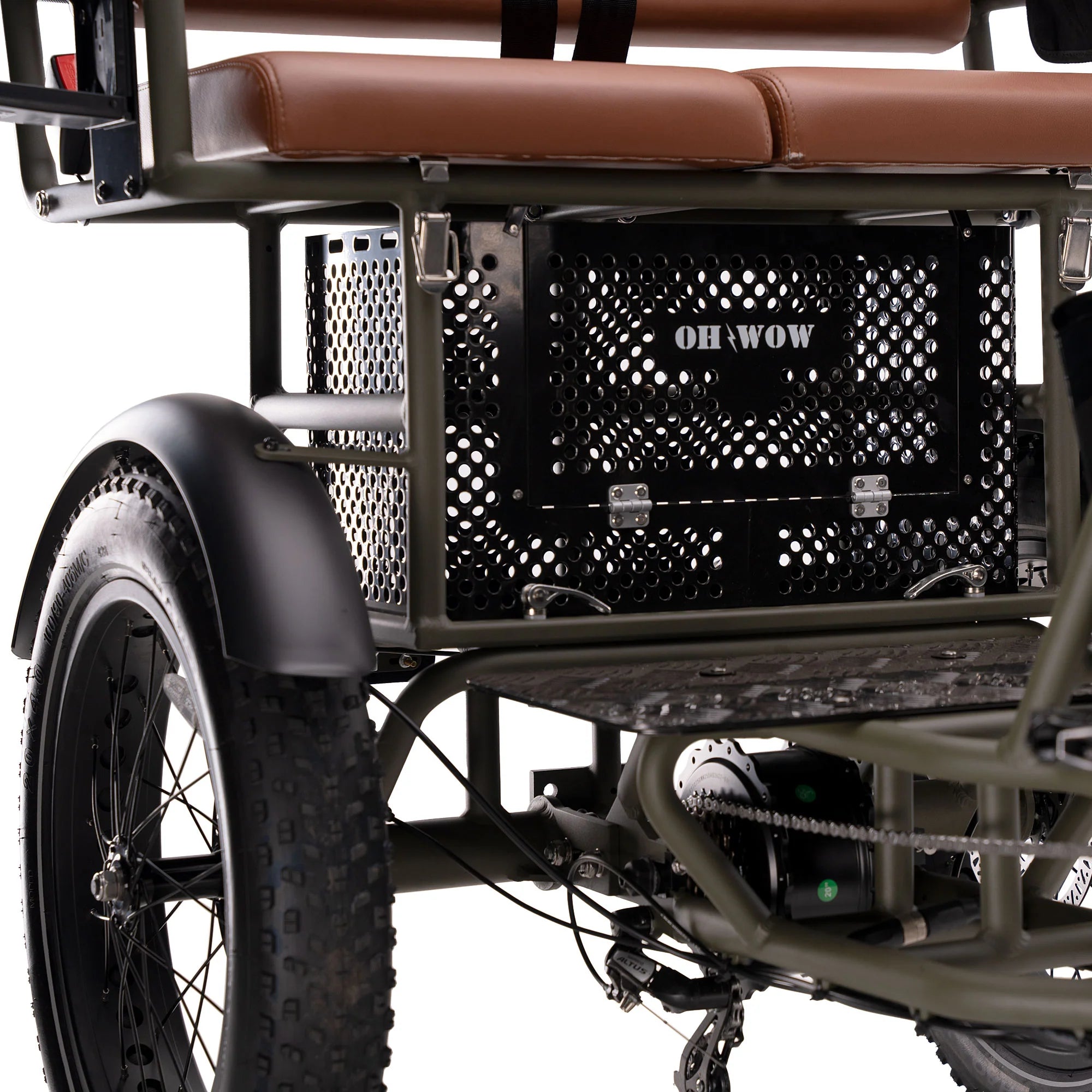 OH WOW Conductor 4/3 Rear Drive Motor Rickshaw E-Tricycle