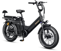 TESWAY X5 PRO Step Thru Cargo E-Bike | Family Friendly