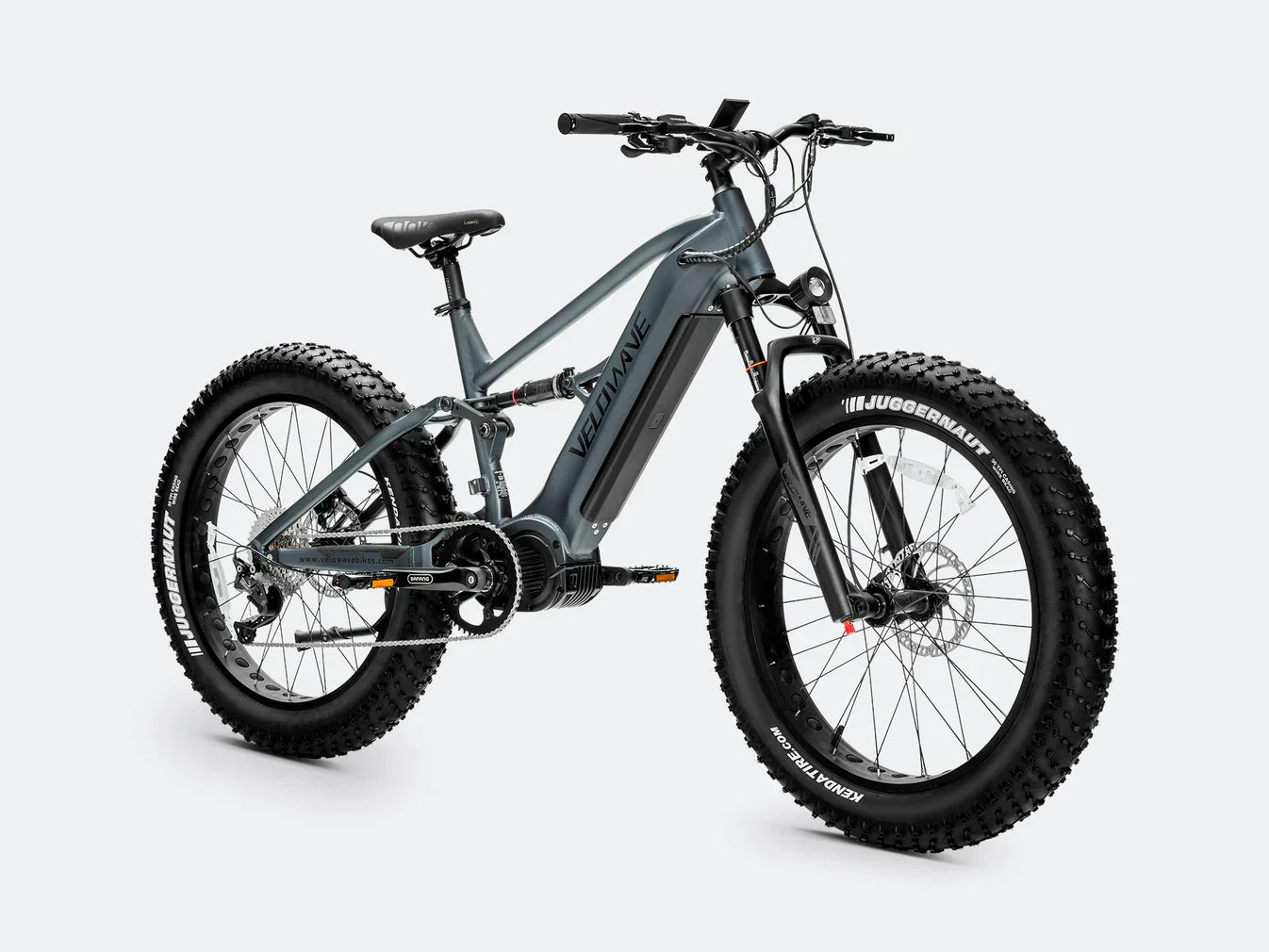 Electric bike with all terrain capability featuring durable fat tires for enhanced performance and stability