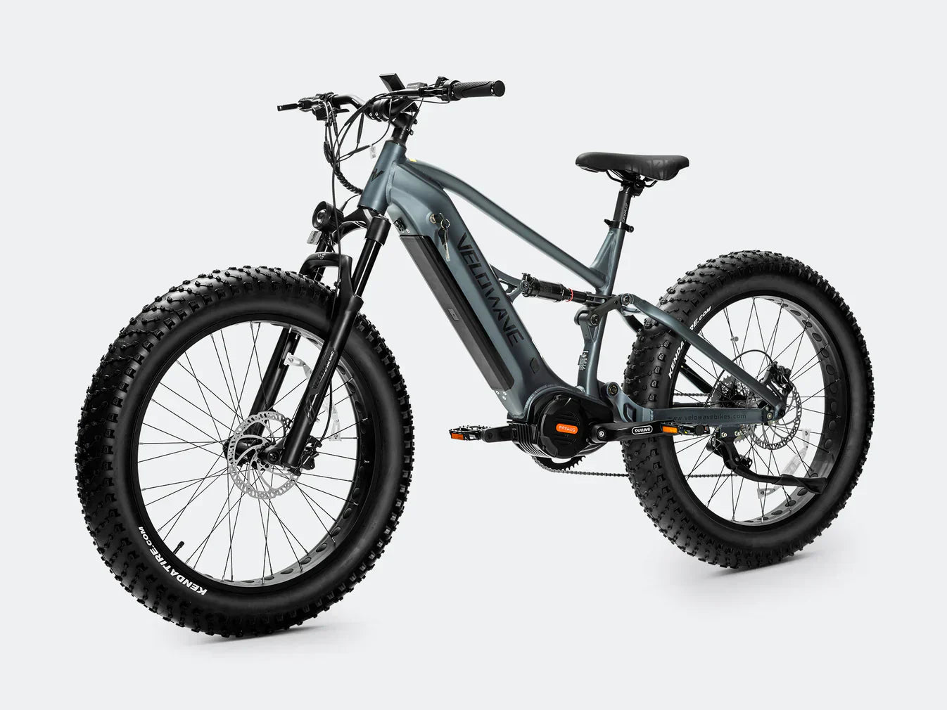 Electric bike with all terrain capability featuring durable fat tires for enhanced performance and stability