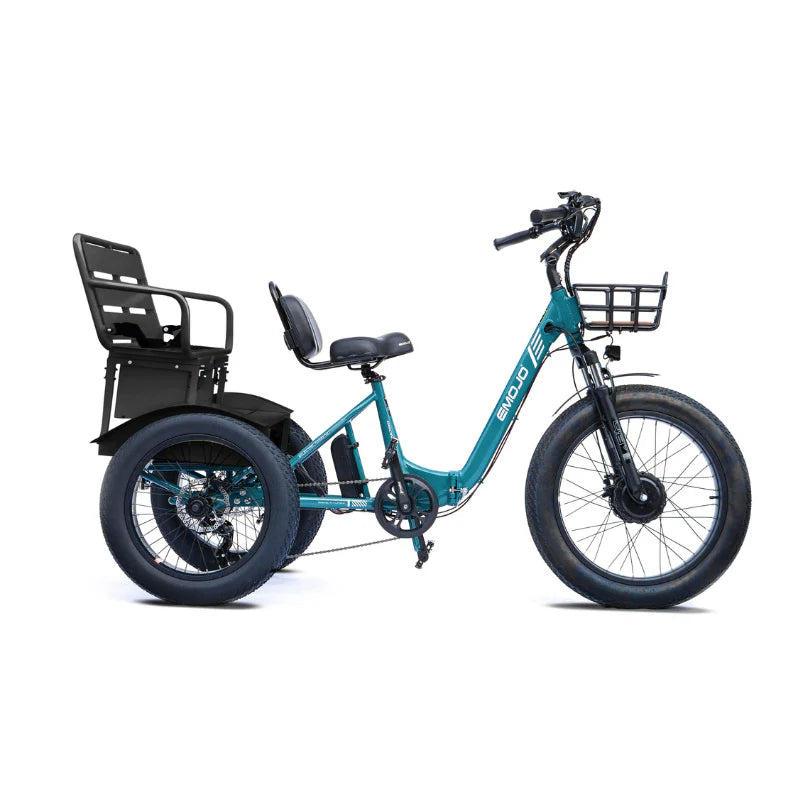 EMOJO BISON PRO Urban Cruiser Electric Trike/Tricycle - 750W Cargo Door Dash Passenger Seat