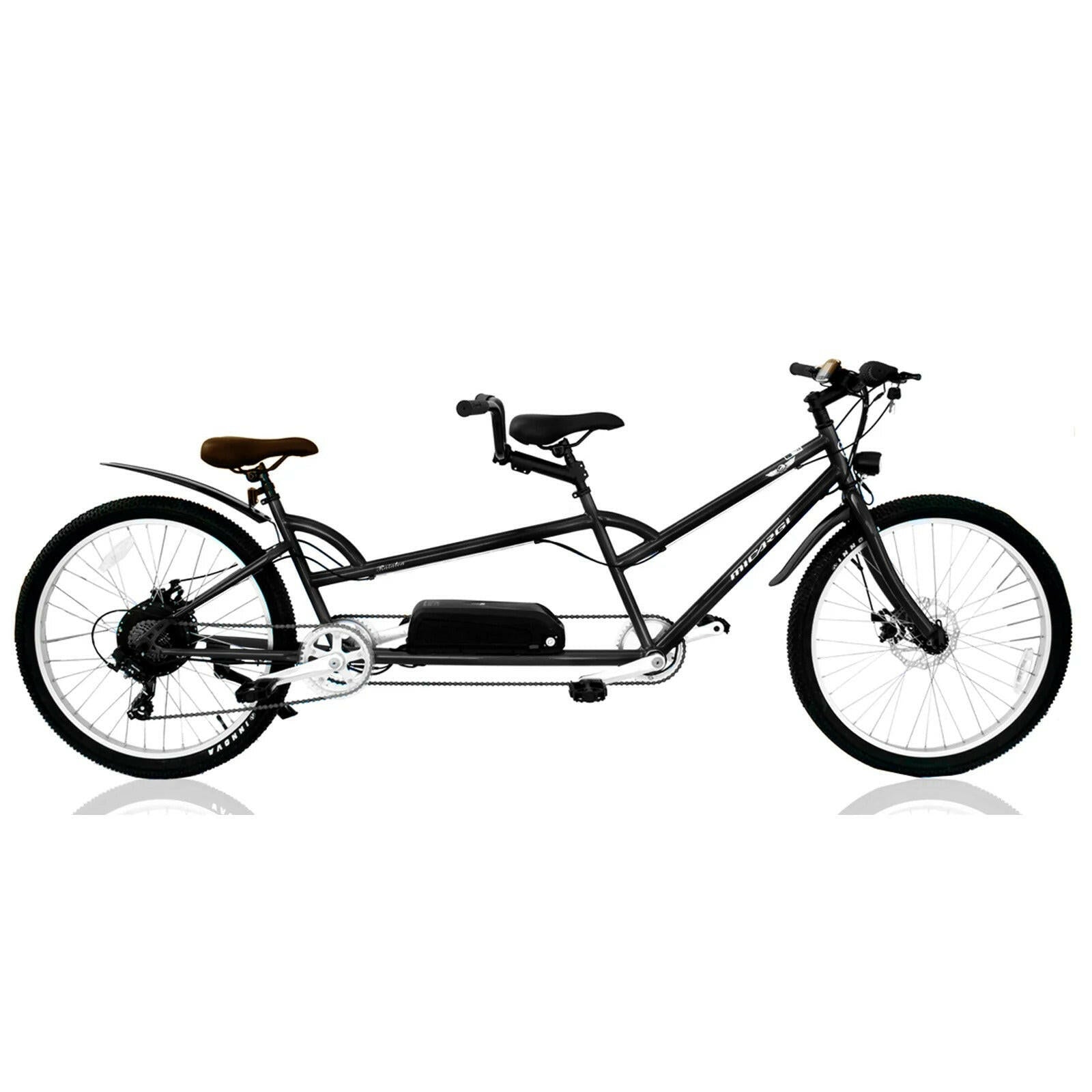 High-performance 500W tandem electric bike designed for eco-friendly commuting and effortless rides