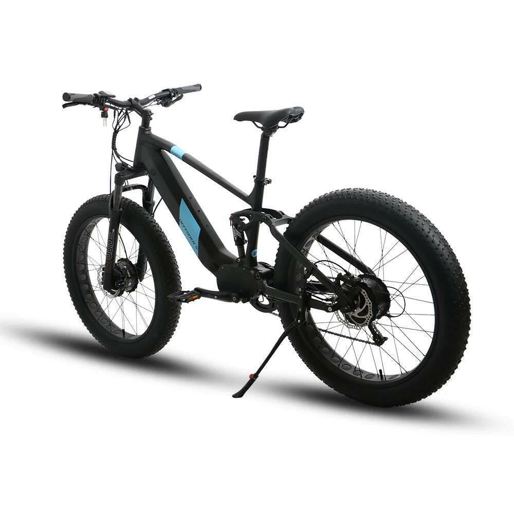 Full Suspension electric bike equipped with Dual Motor for enhanced performance and superior ride comfort