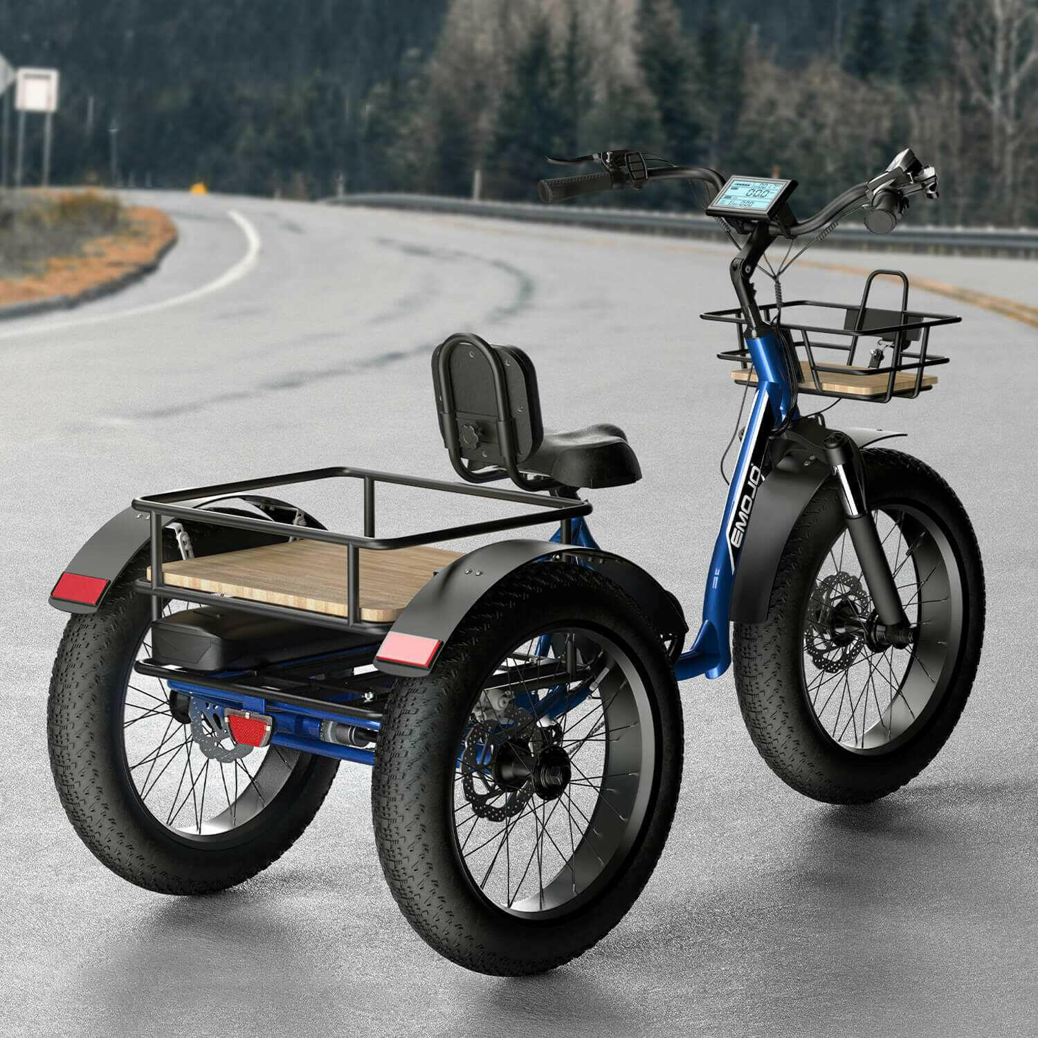 750W Electric Trike for Efficient and Eco-Friendly Urban Commuting