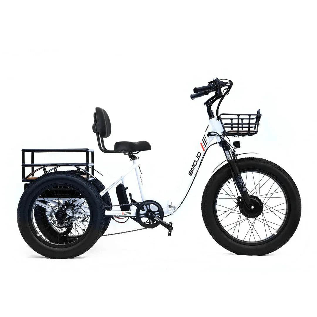 Folding E-Trike Emojo Etrike for efficient urban commuting and easy storage solutions