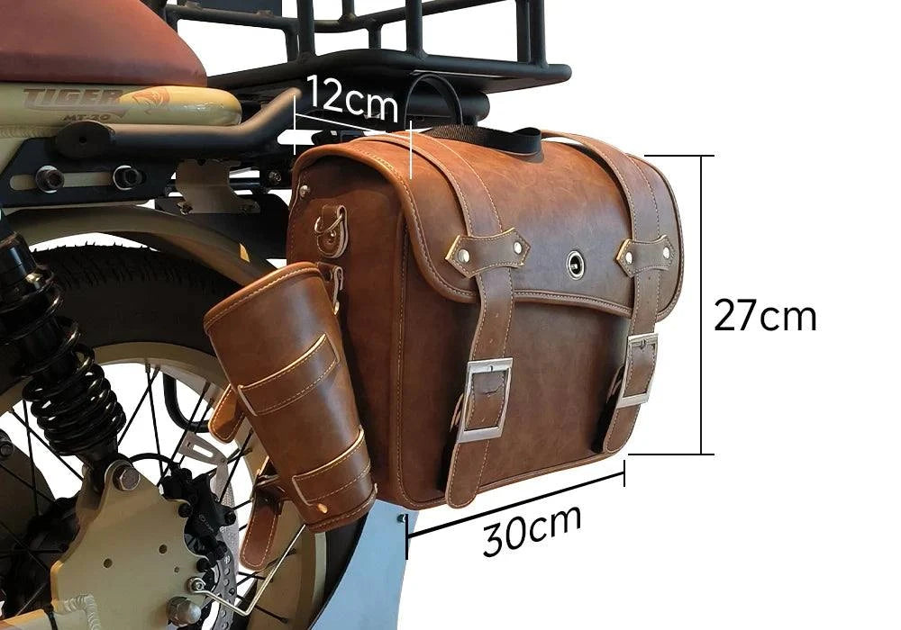 QIOLOR Tiger Rack Pannier Storage Bag