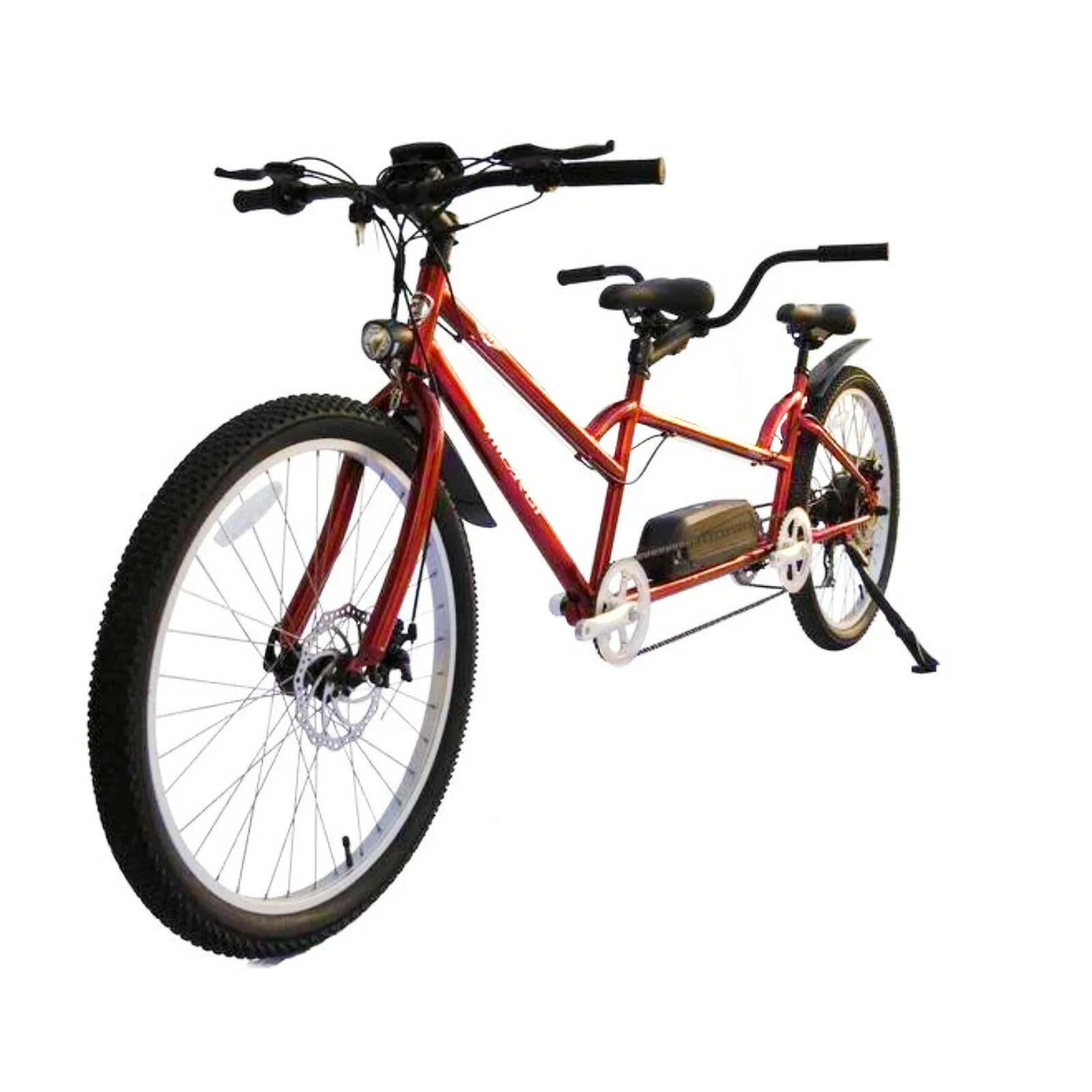 High-performance 500W tandem electric bike designed for eco-friendly commuting and effortless rides