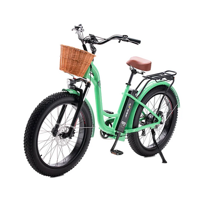 Sleek electric cruiser bike with advanced battery technology for efficient and eco-friendly commuting