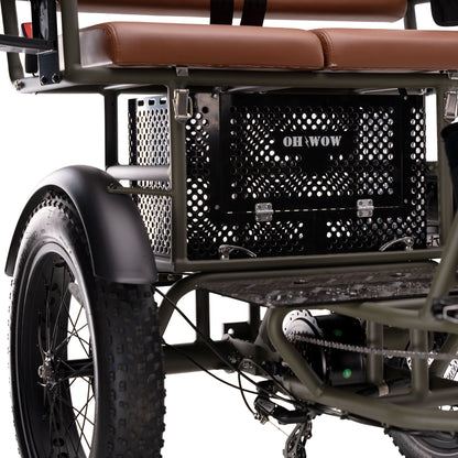 OH WOW Conductor 4/3 Rear Drive Motor Rickshaw E-Tricycle