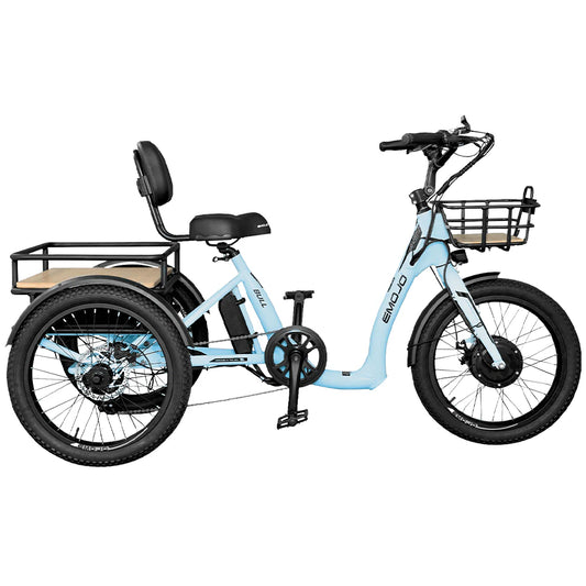 EMOJO BULL Premium Electric Tricycle/Trike 500W 65 Miles!