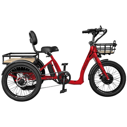 EMOJO BULL Premium Electric Tricycle/Trike 500W 65 Miles!