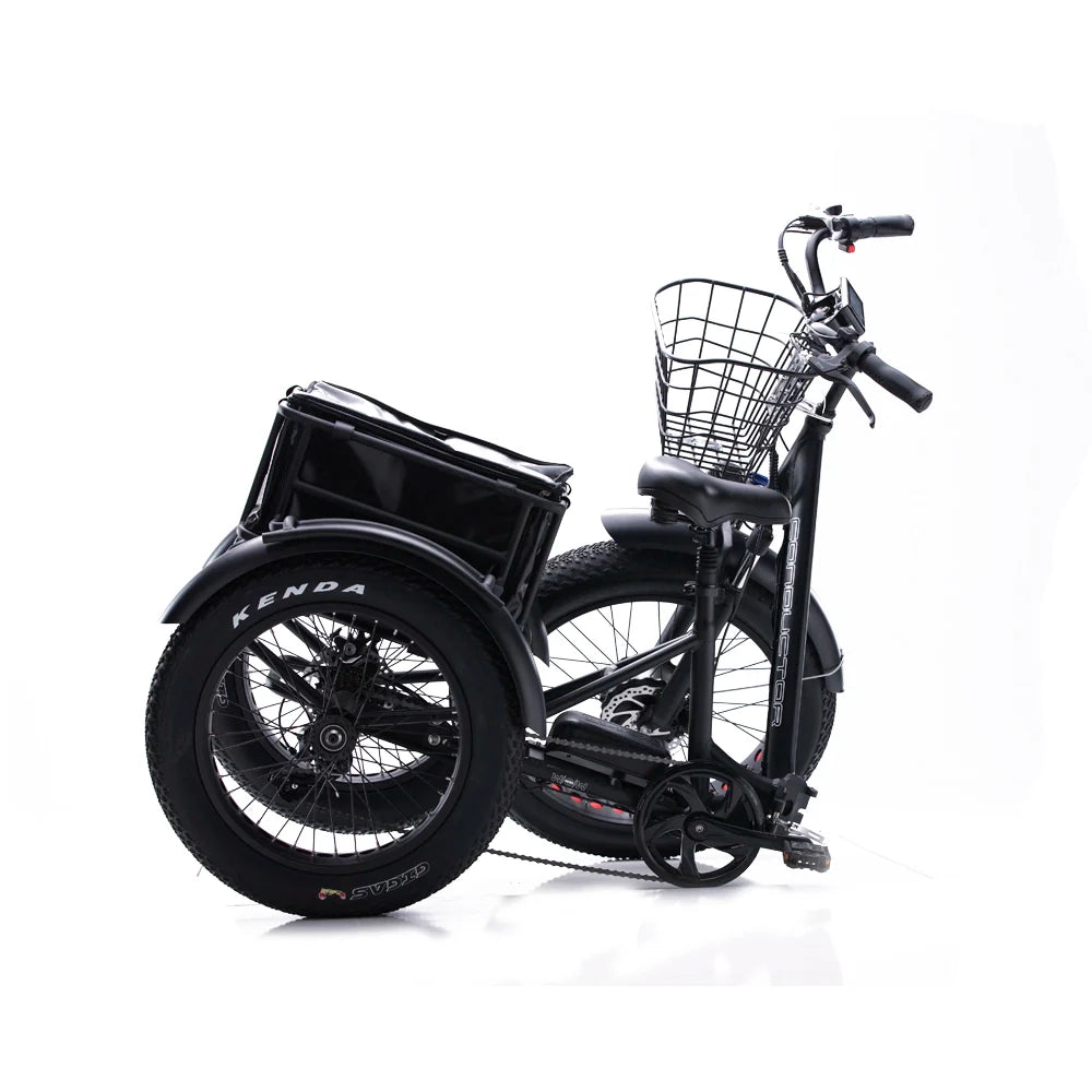 OH WOW Conductor 500Watt Folding E-Tricycle