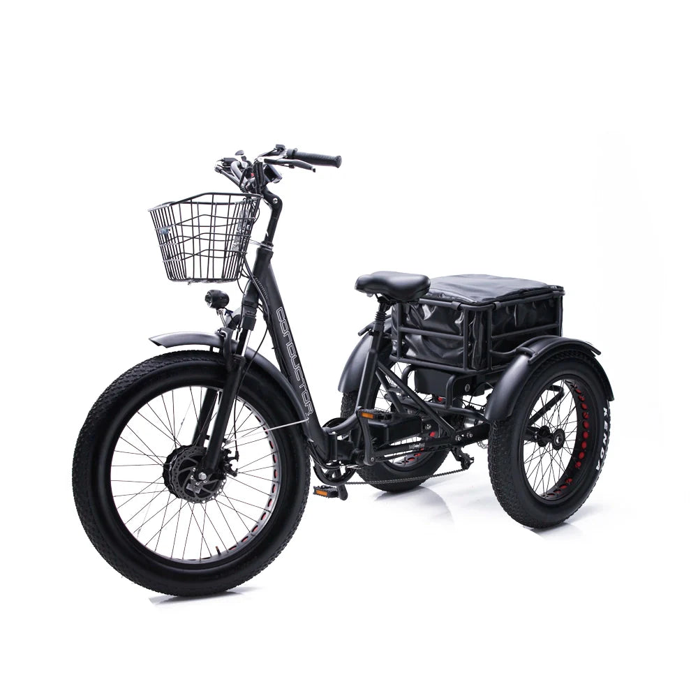 OH WOW Conductor 500Watt Folding E-Tricycle