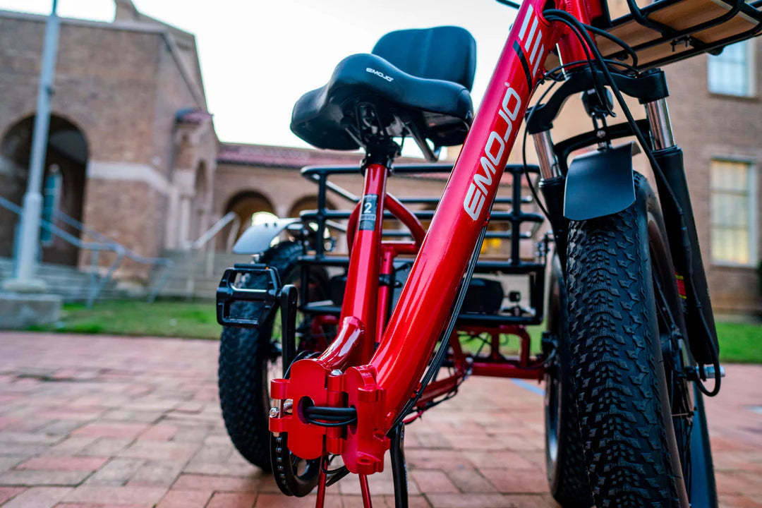 EMOJO BISON PRO Urban Cruiser Electric Trike/Tricycle - 750W Cargo Door Dash Passenger Seat