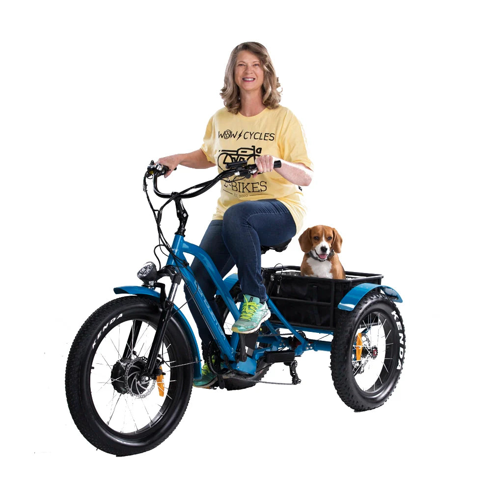 OH WOW CONDUCTOR 750 Electric Cargo Trike | 750W Utility E-Trike Revolution