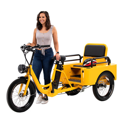 OH WOW Conductor Plus Rickshaw | Electric Scooter | Wagon Premium | E-Trike